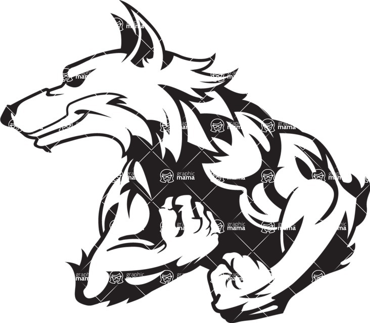 Vector Mascot Collection - Wolf Mascot Sports Design